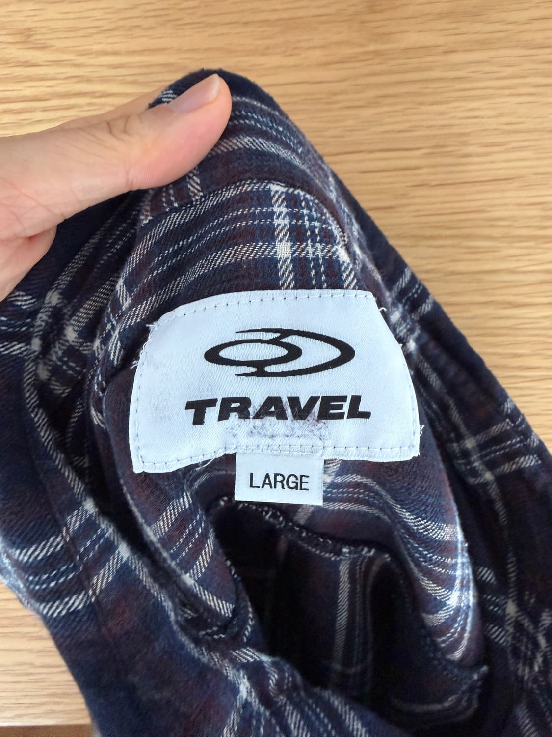 트래블(TRAVEL) 체크 셔츠 상품이미지7