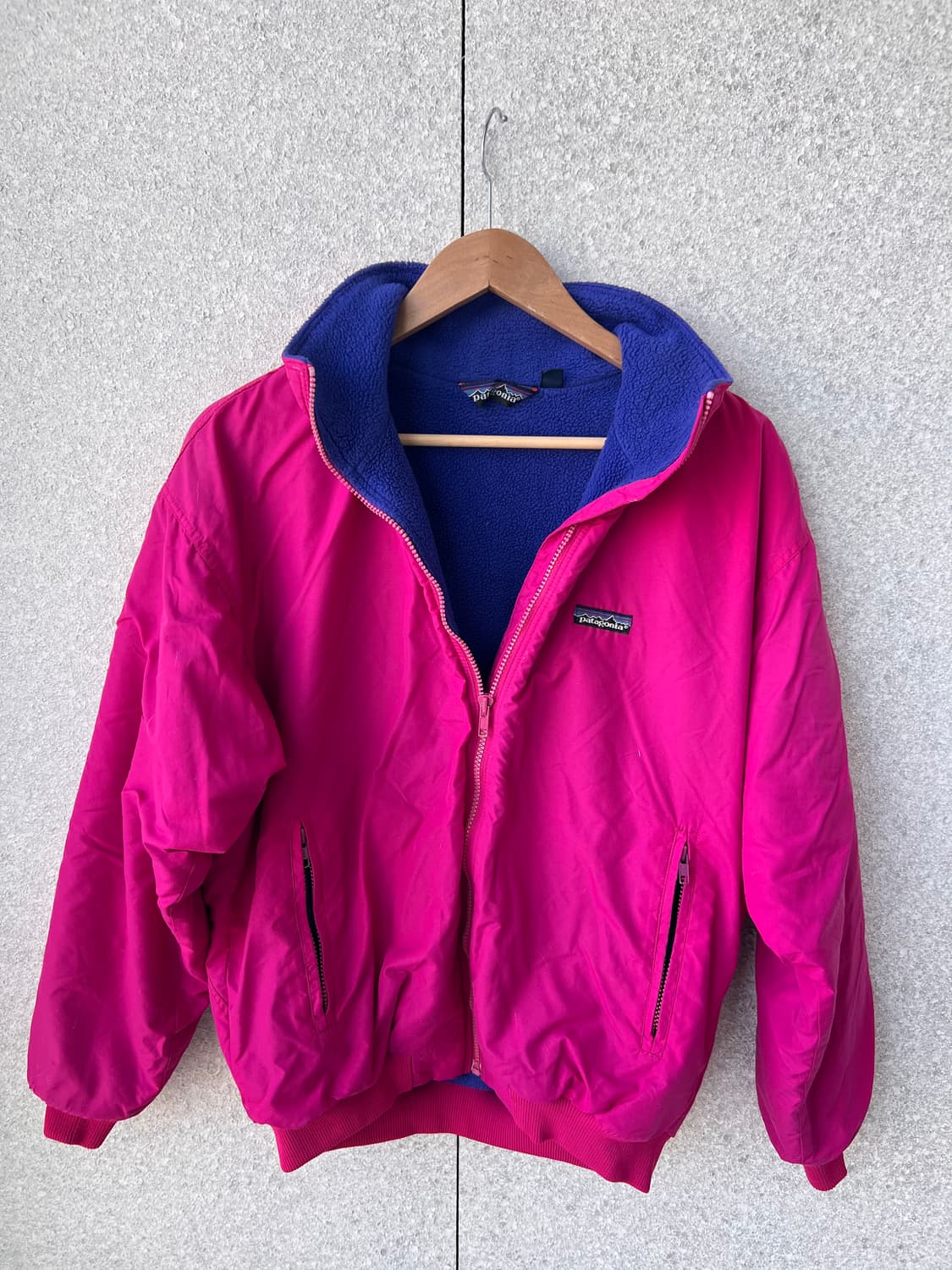 빈티지 파타고니아 쉘드 신칠라 봄버 자켓 핑크/퍼플 L 상품이미지2