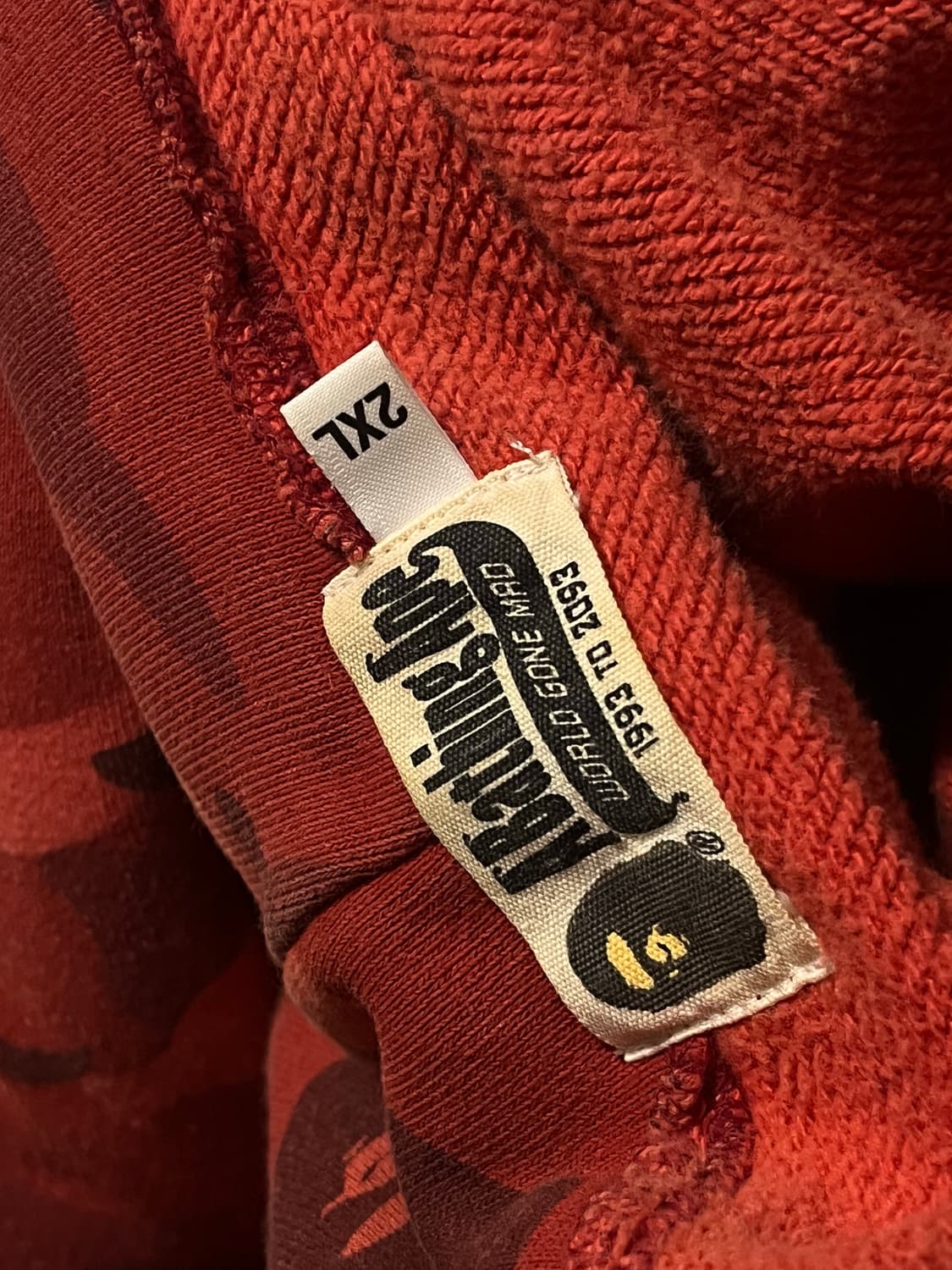 베이프 적계 타이거 후드집업 상품이미지3