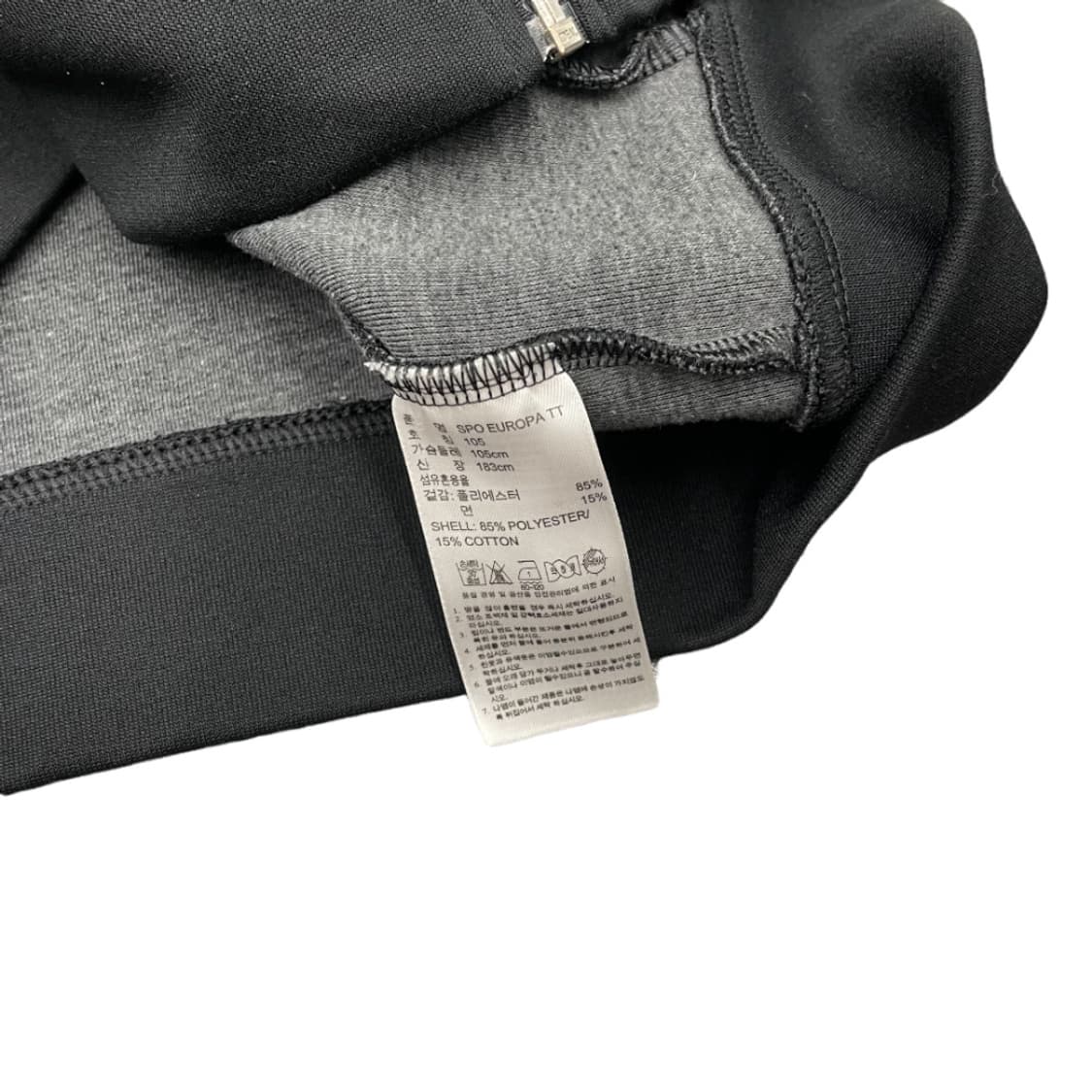 아디다스 spo 유로파 트랙탑 블랙 105 상품이미지5