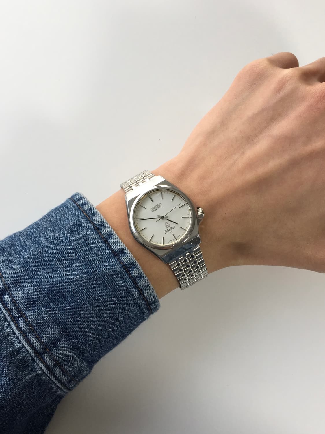 80s seiko silver wave quartz 상품이미지7