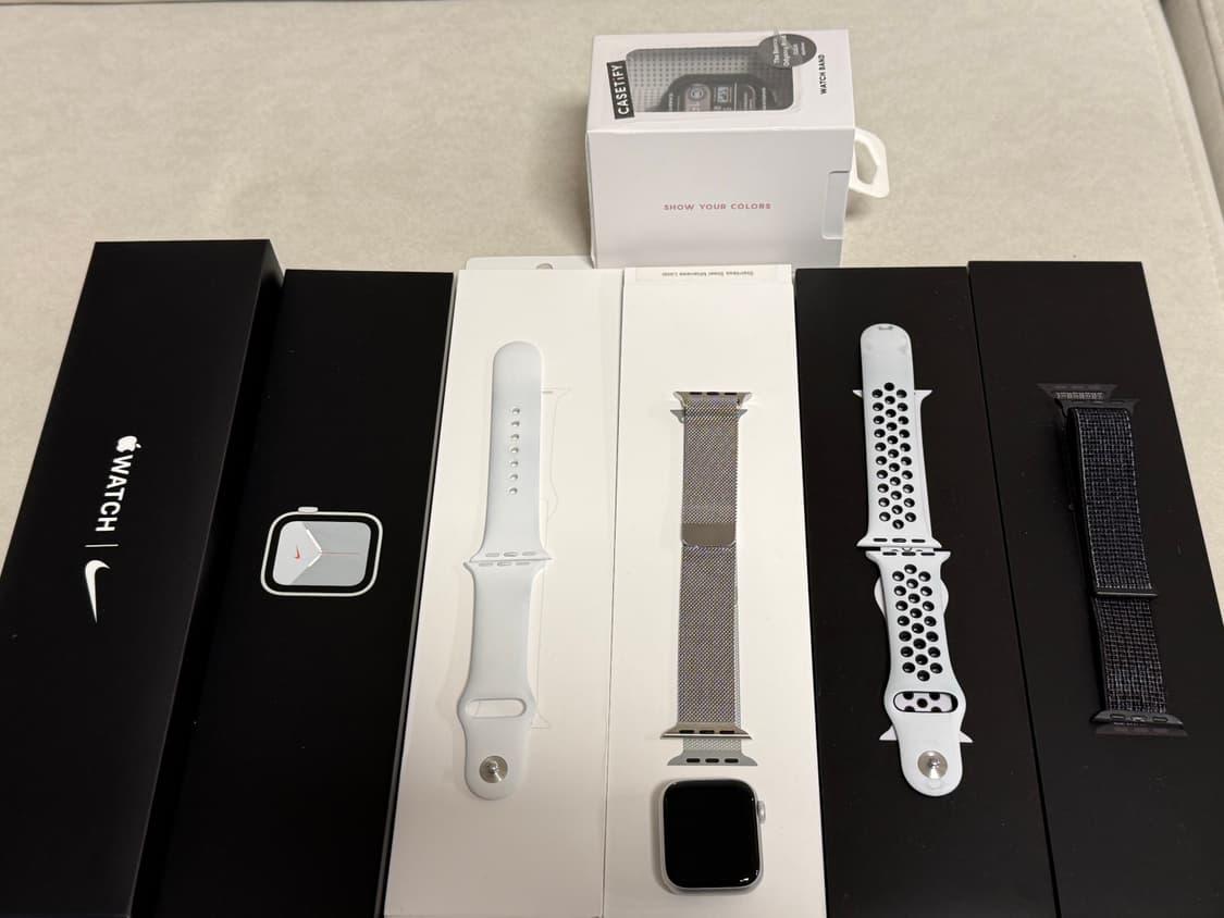 애플워치 나이키 se 1 실버 40mm 셀룰러 (정품스트랩 밴드) 상품이미지1