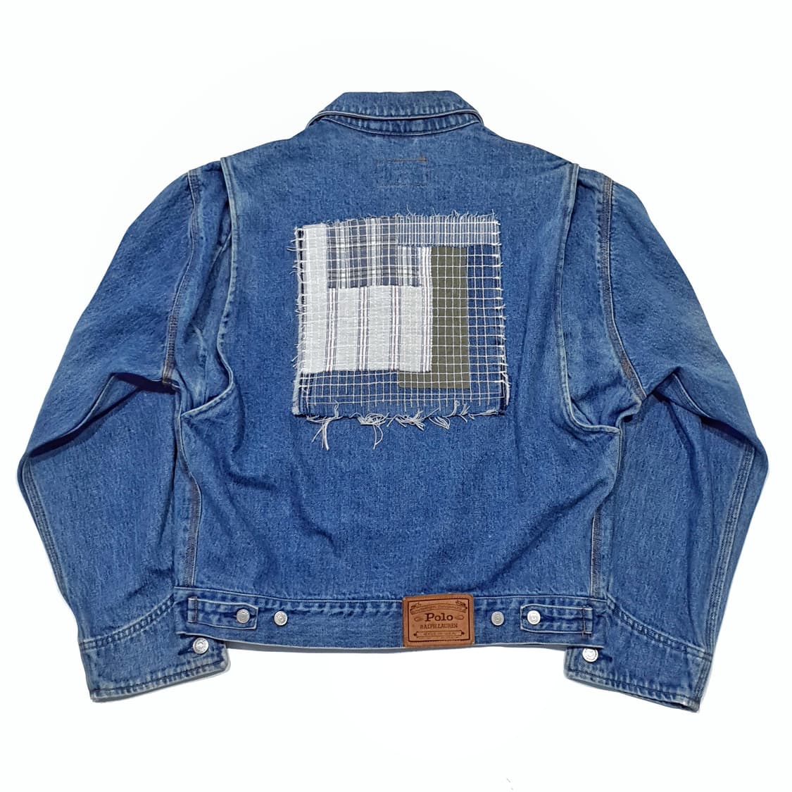 폴로컨트리 데님 트러커 덩가리 보로 패치워크 (100-105) L 상품이미지2