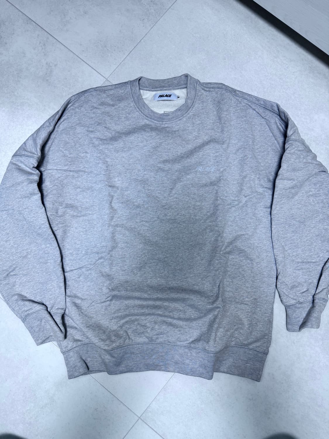 (중고/XL) palace lon dons crew grey XL 상품이미지2