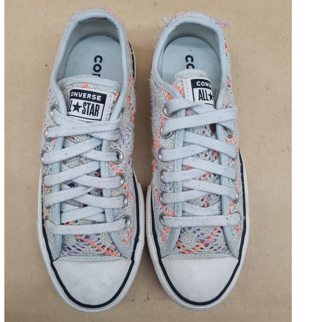 컨버스 보호 크로쉐 플랫폼 여성스니커즈230 상품이미지2