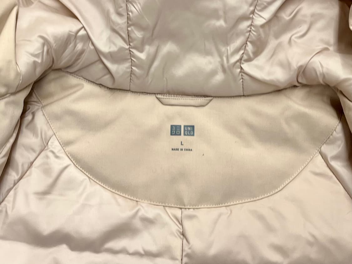 [66] 유니클로 여성 후드 다운 패딩코트 L  상품이미지5
