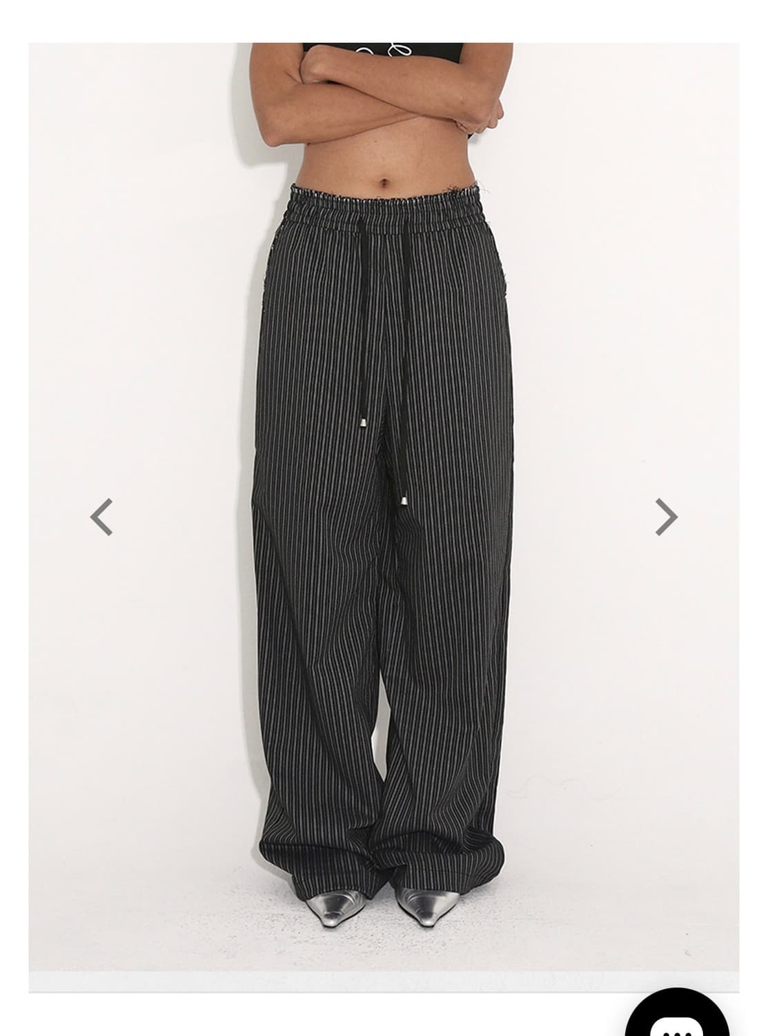 새상품)폴리수엠 final effotless pants 블랙 2사이즈 상품이미지1