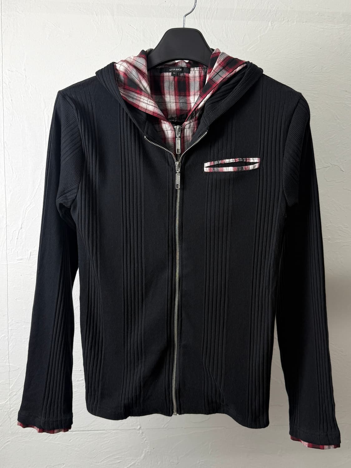 Water Back 레이어드 후드 집업 상품이미지2