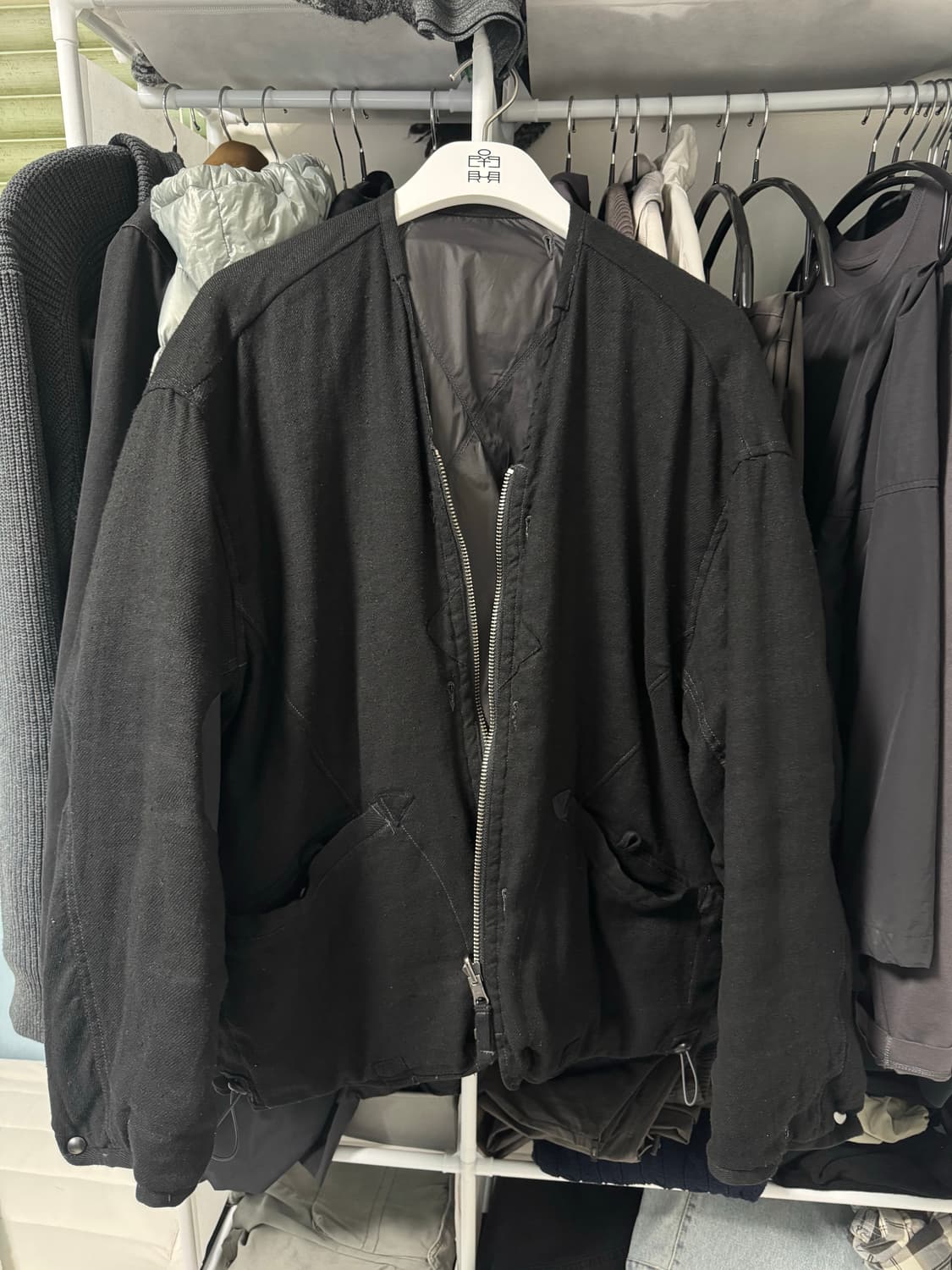 폴리테루 린넨 라이너 롬버스 차콜 3사이즈 상품이미지1