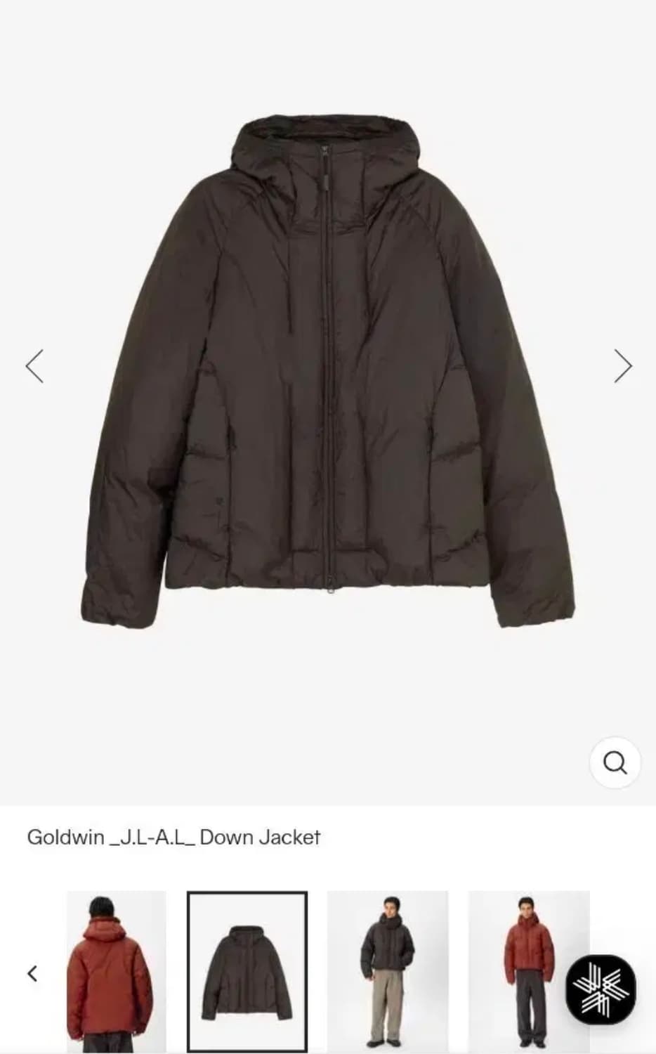 골드윈 x JLAL(제이라엘) 다운자켓 2(100) 상품이미지1