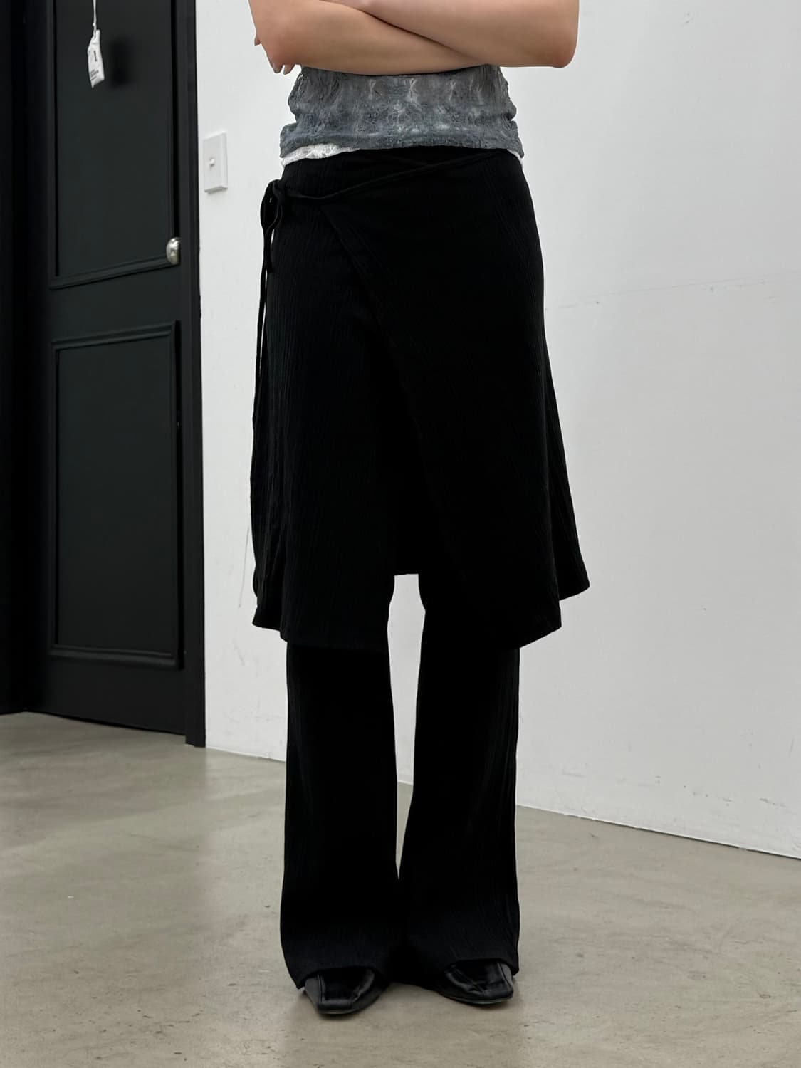 골지 랩스커트 팬츠  상품이미지1