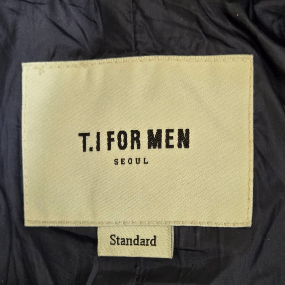 [100] T.I FOR MEN 퀼팅 패딩 자켓 (네이비) 상품이미지4