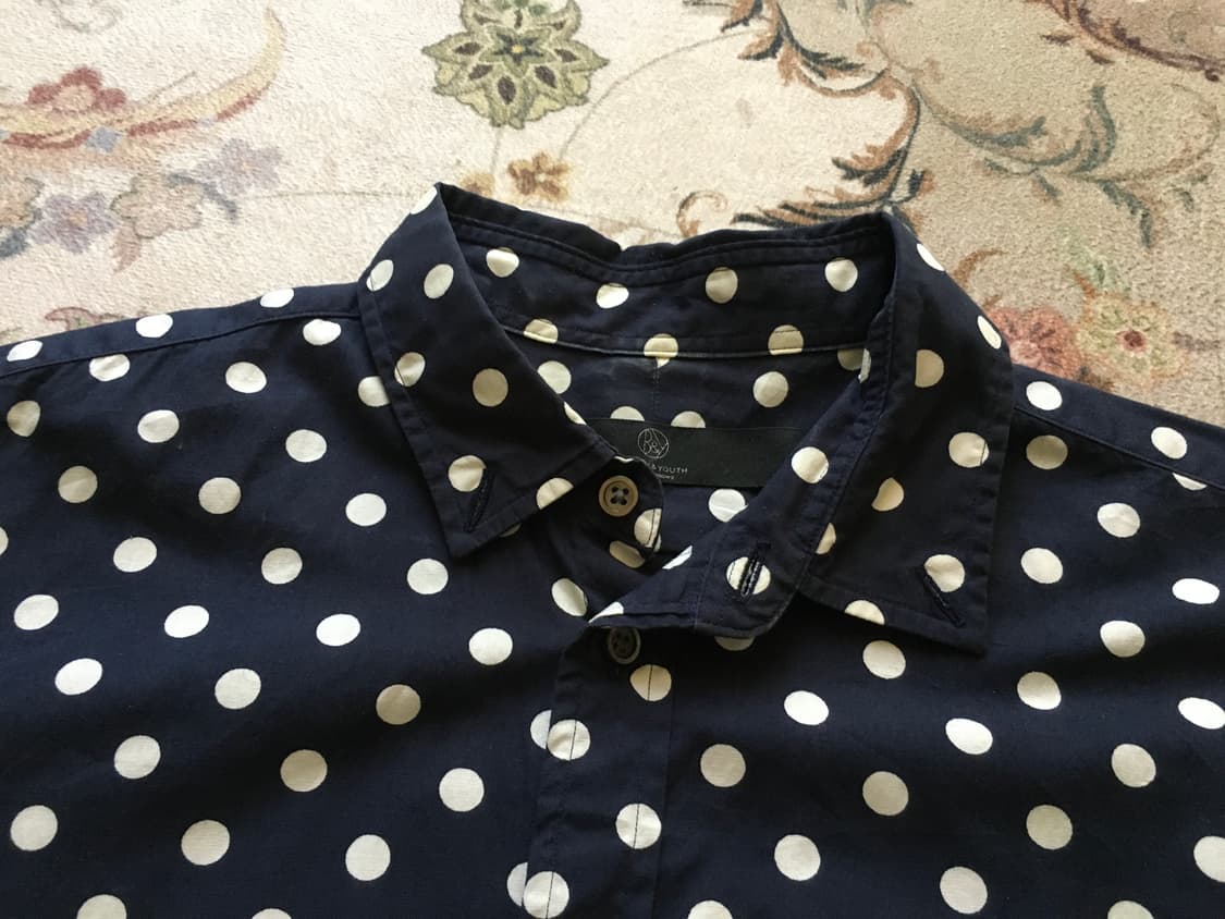 꼼데st 도트 셔츠 상품이미지3