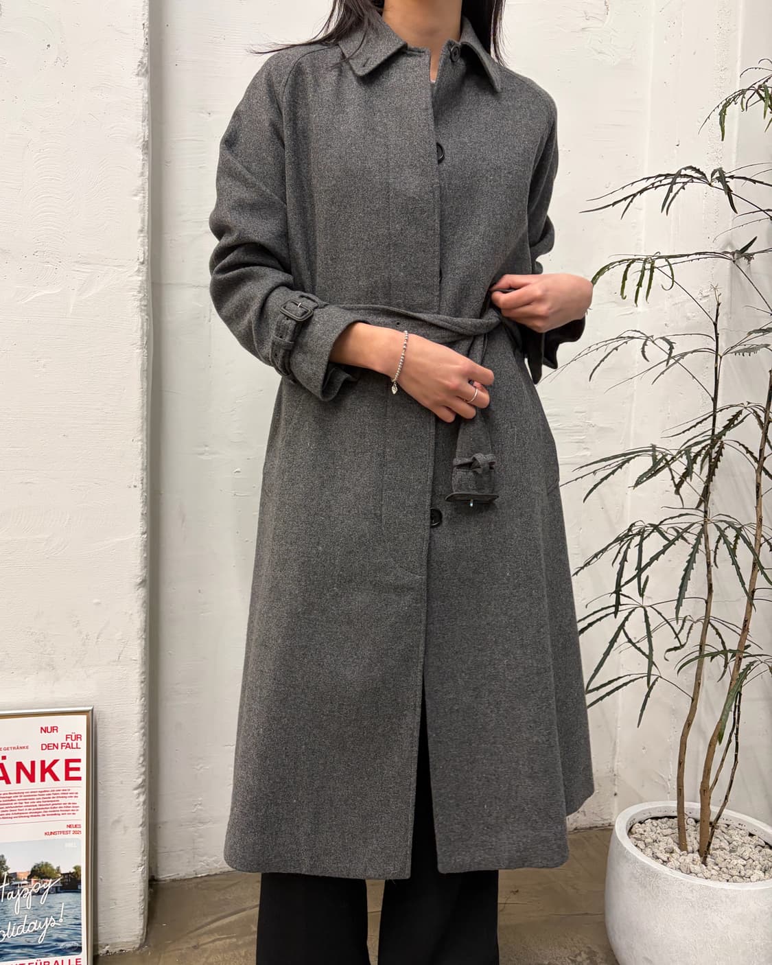 마가렛 호웰 울 트렌치 코트 상품이미지4