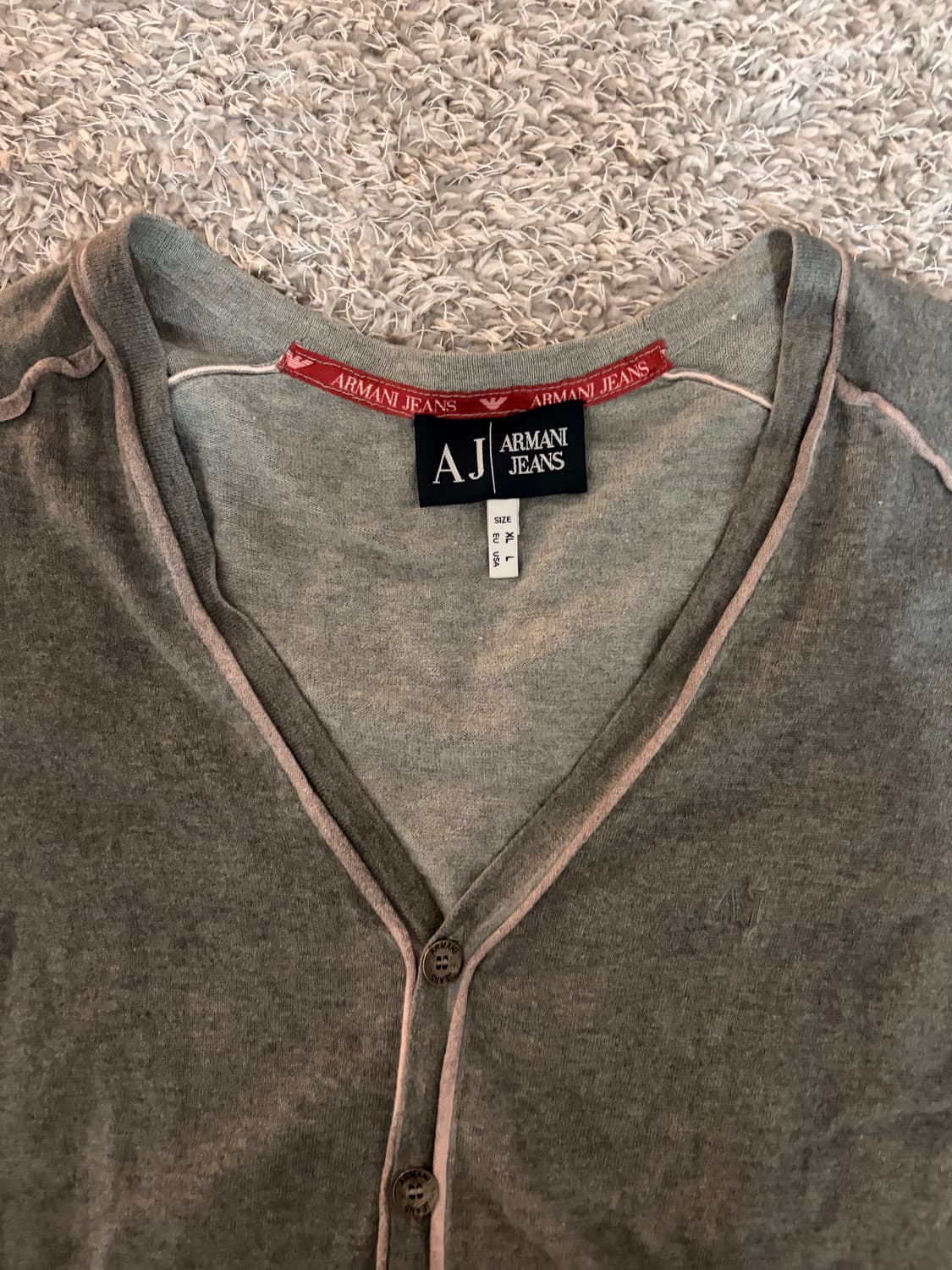 아르마니 워싱 가디건 100 상품이미지3