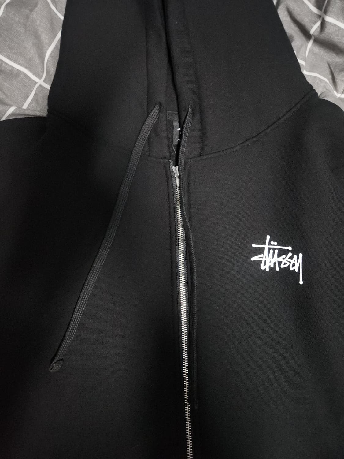 스투시 후드집업 블랙 L 상품이미지1