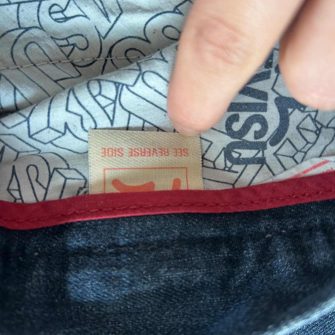 에비수 블랙라벨 데님팬츠 42 상품이미지3