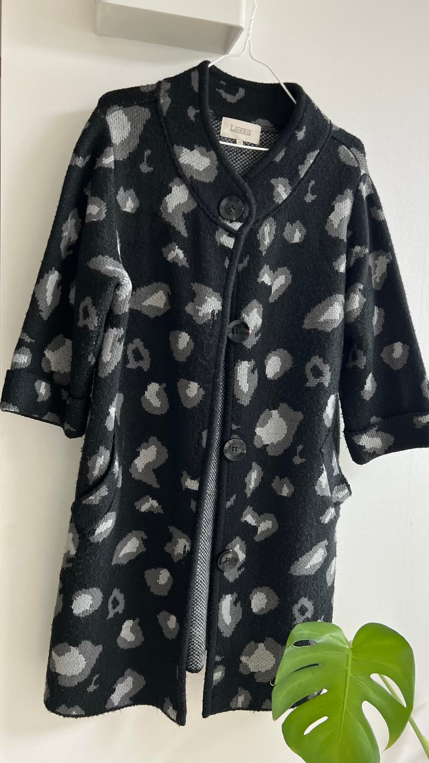 Lozza 레오파드 패턴 니트 코트 55 상품이미지1