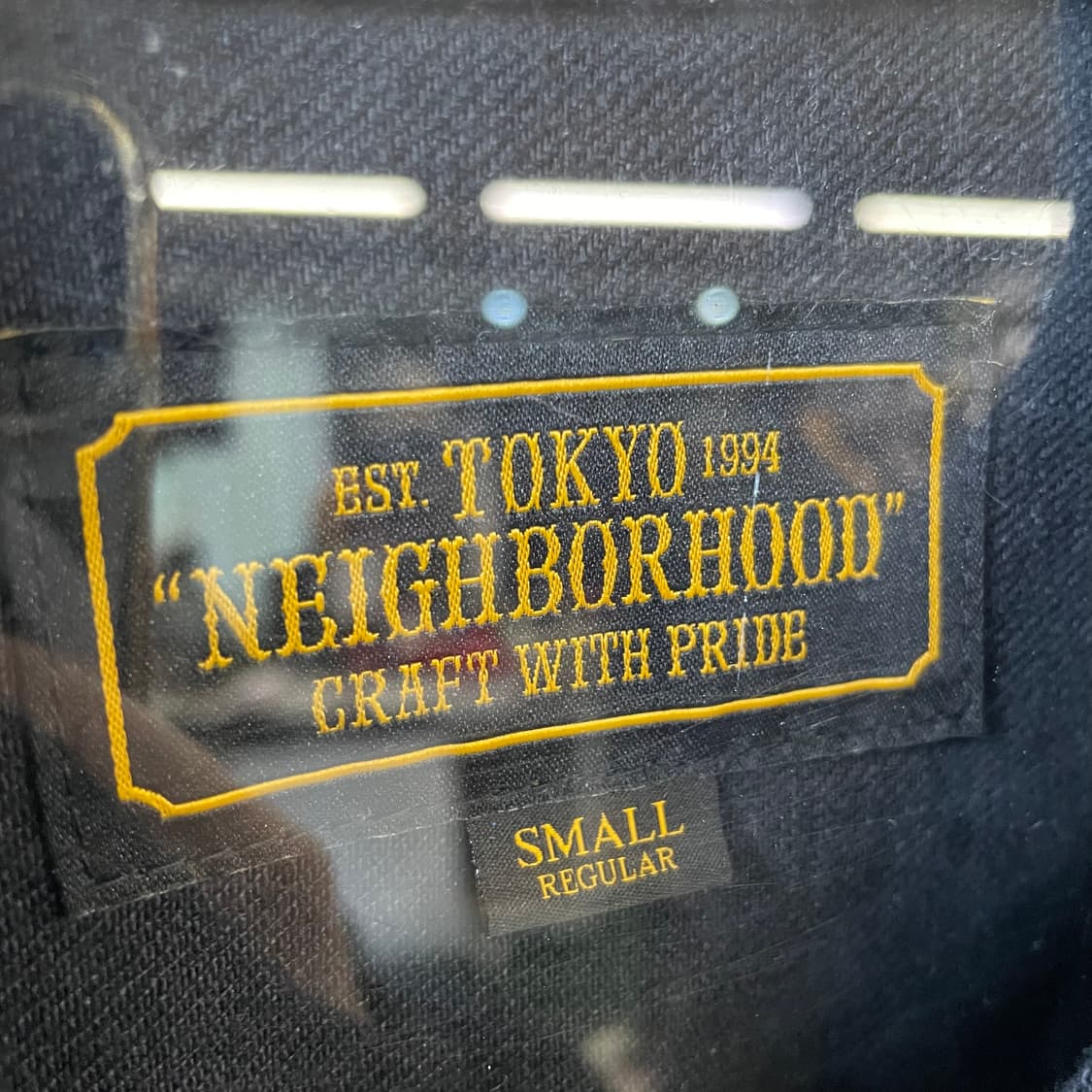 네이버후드 타입1 블랙 데님 트러커자켓 상품이미지9