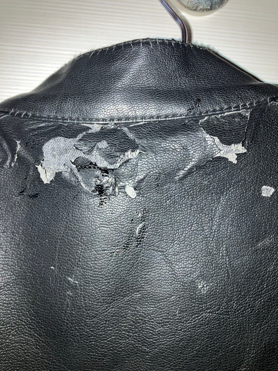 vintage leather biker jacket 상품이미지3