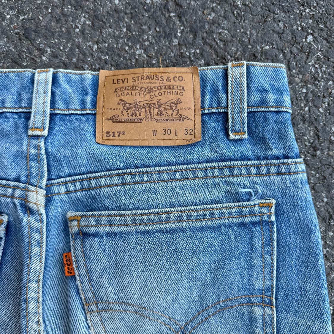 90s USA 빈티지 리바이스 517 부츠컷 오렌지탭 상품이미지7