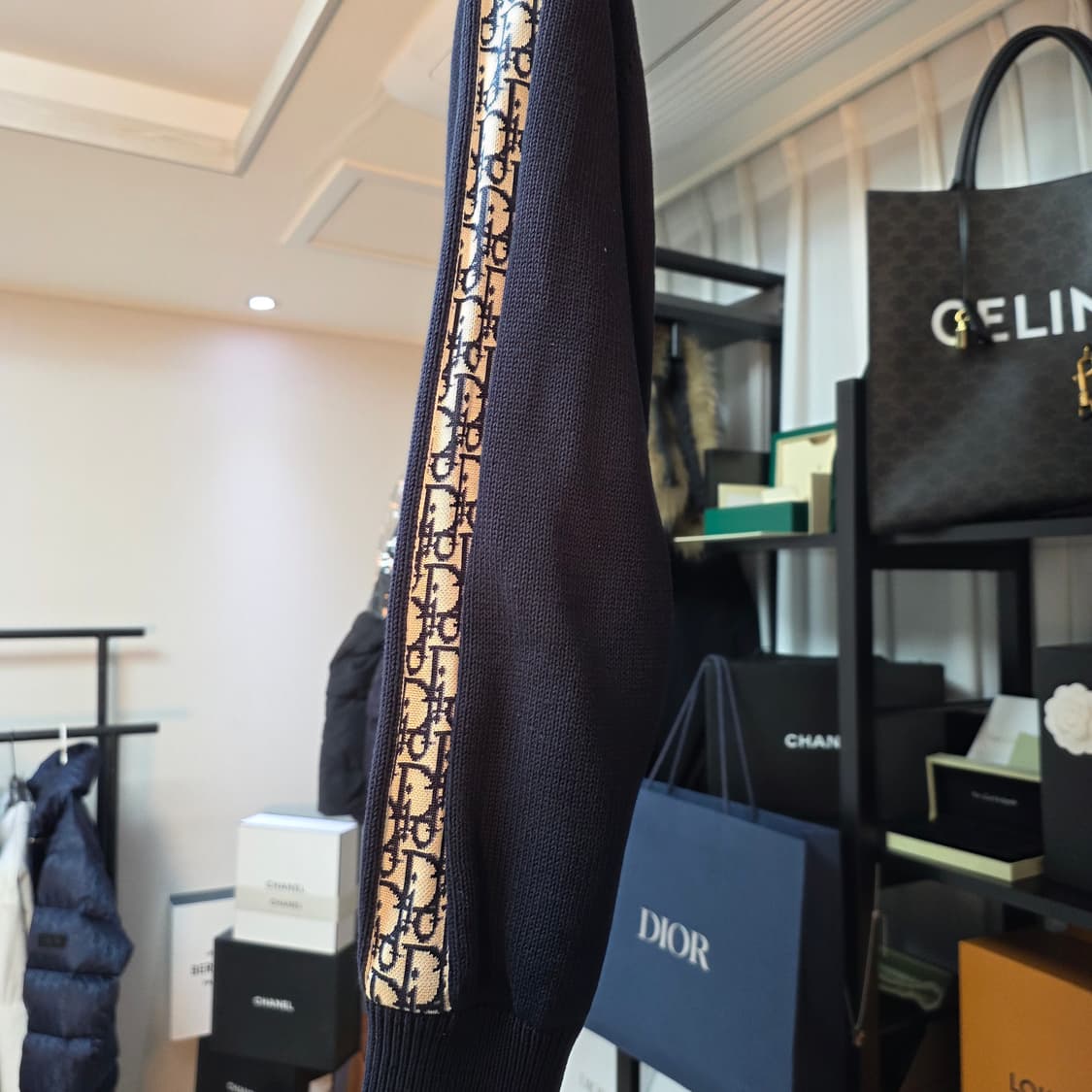 {클로젯}[L][상태 최상]디올 오블리크 인서트 니트 상품이미지3