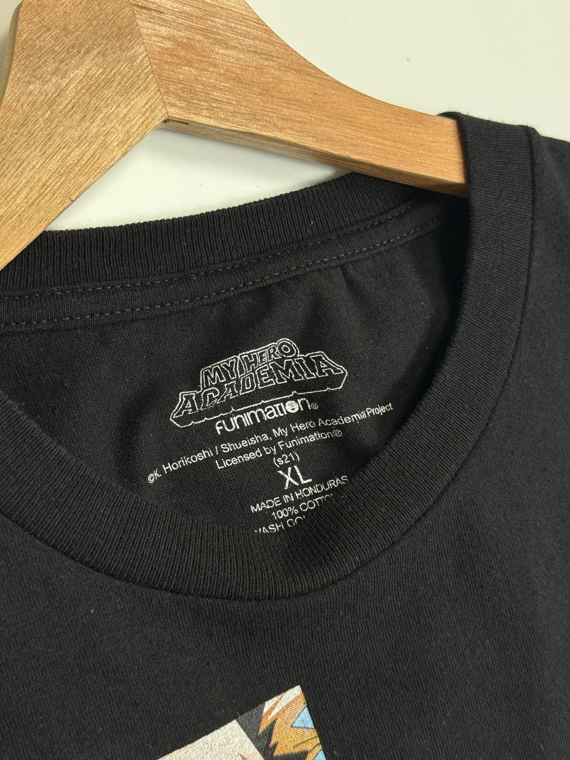 나히아 히로아카 바쿠고 공식 라이센스 반팔 티셔츠 XL 상품이미지6