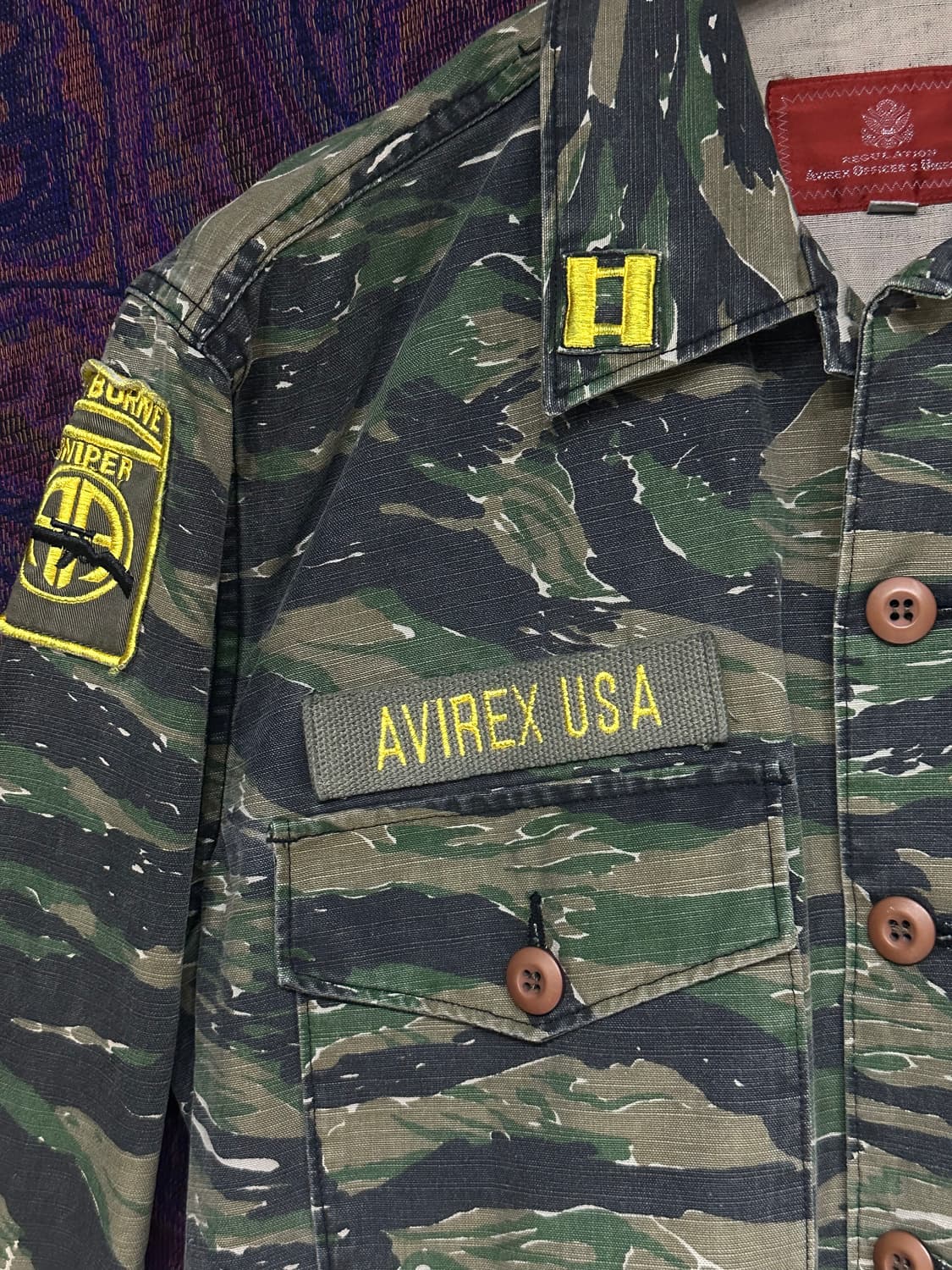 아비렉스 베트남전 타이거 스트라이프 카모상의 상품이미지7