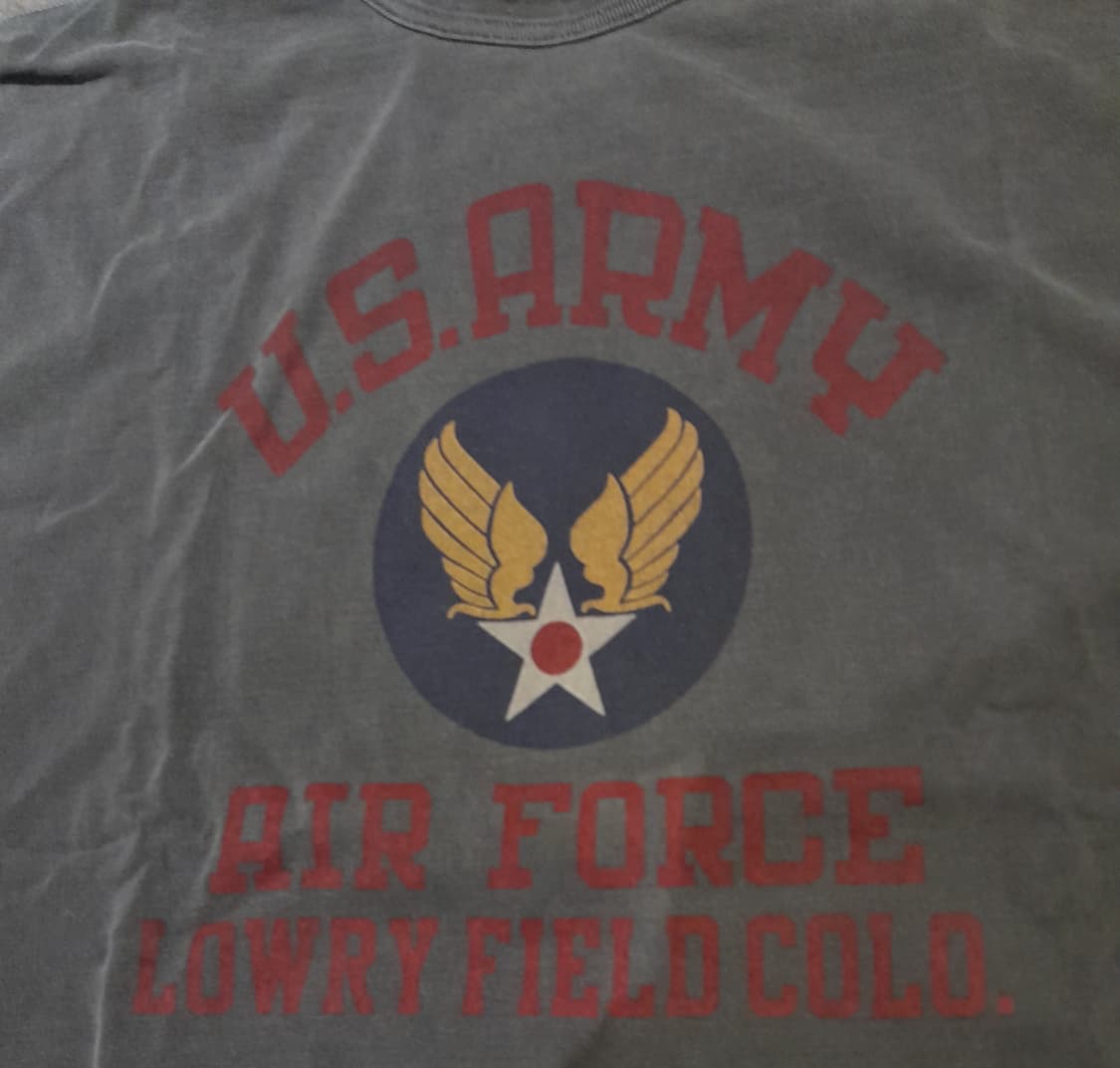 💥아웃스탠딩 피그먼트다잉 에어포스 반팔 (L)  상품이미지6