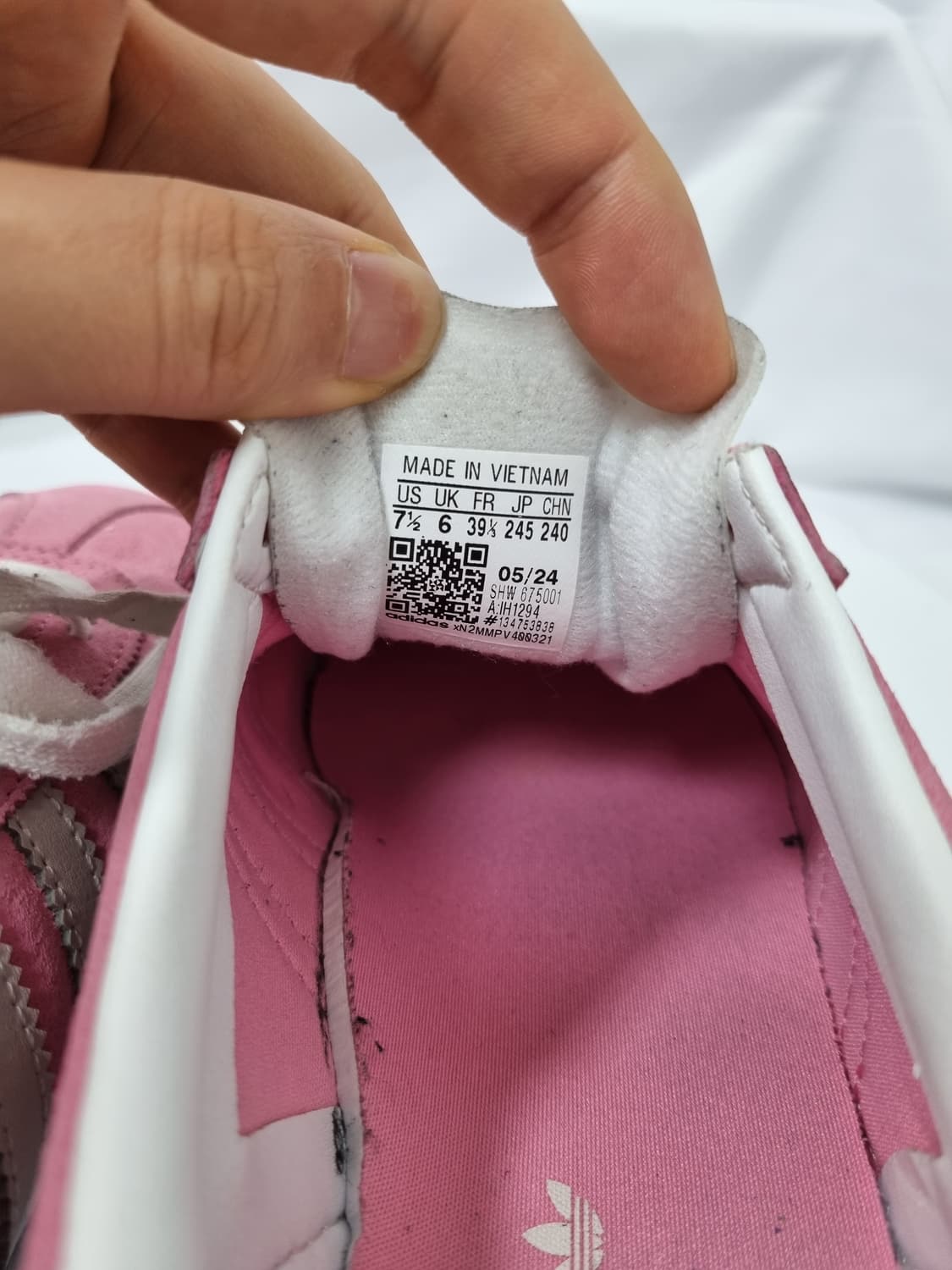 245 아디다스 가젤 업 플랫폼 스니커즈 핑크 상품이미지7