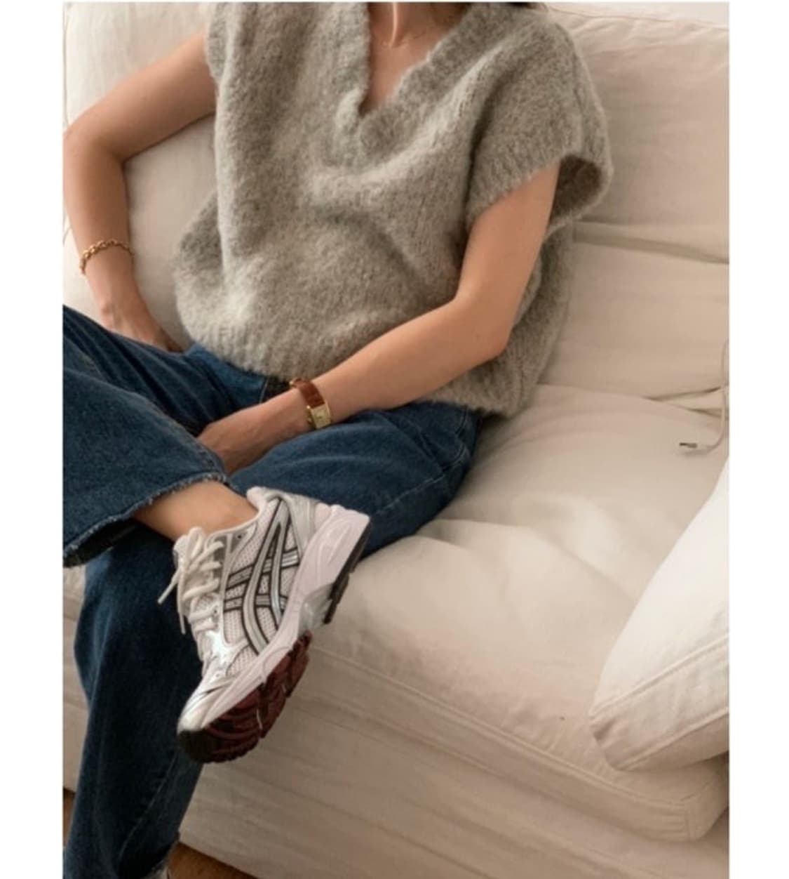 mone ribonbit cloud vest / levis 상품이미지3