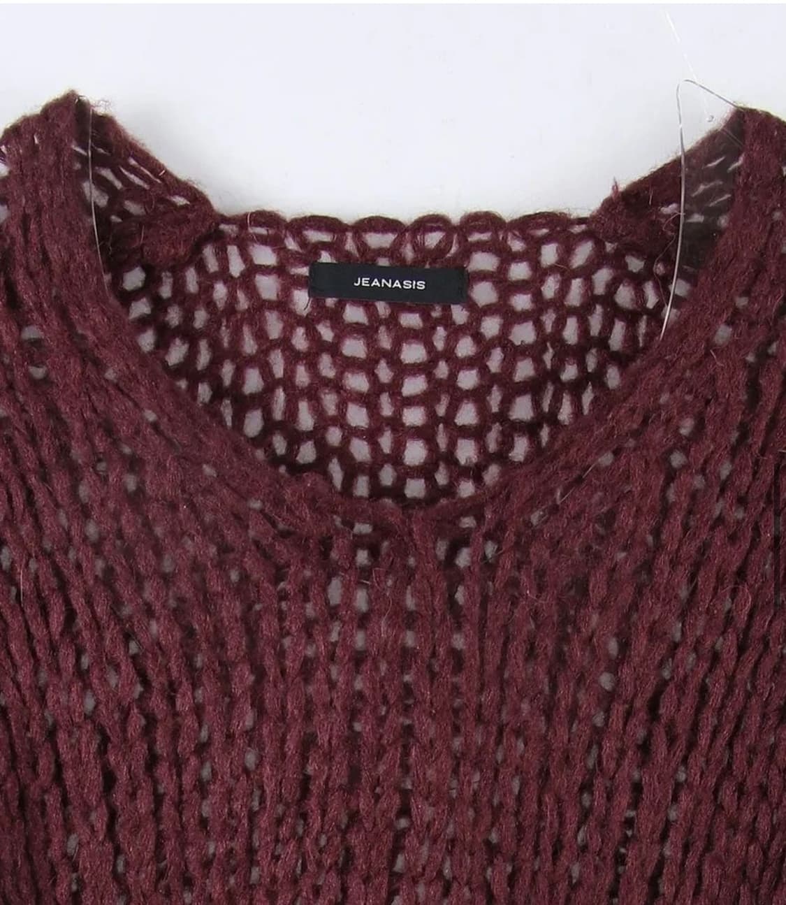빈티지 버건디 니트 상품이미지2