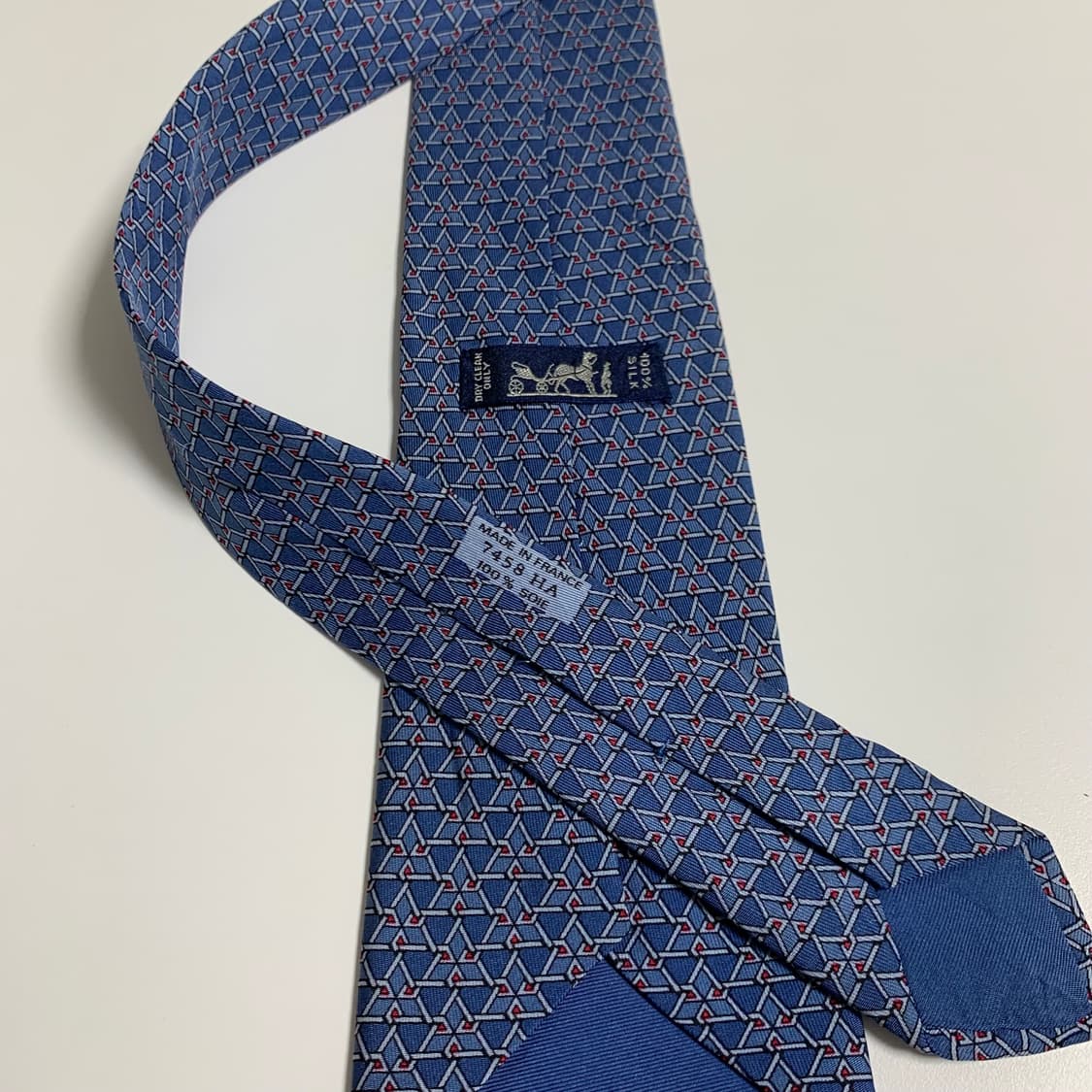 에르메스(HERMES) 명품 빈티지넥타이 B+등급 업사이클링추천 상품이미지6