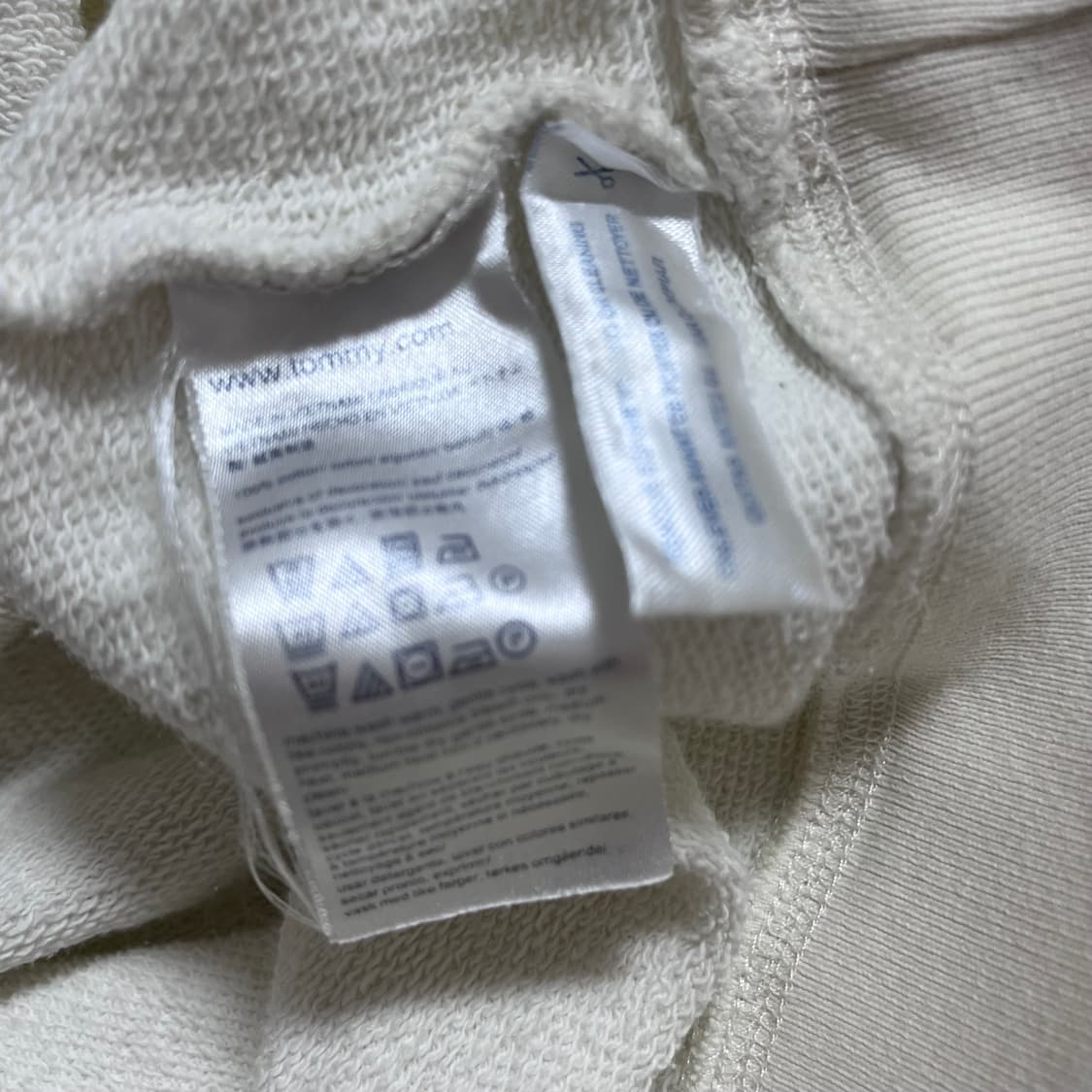 [정품] 타미 아이보리 빅로고 맨투맨 [ M ] 상품이미지6