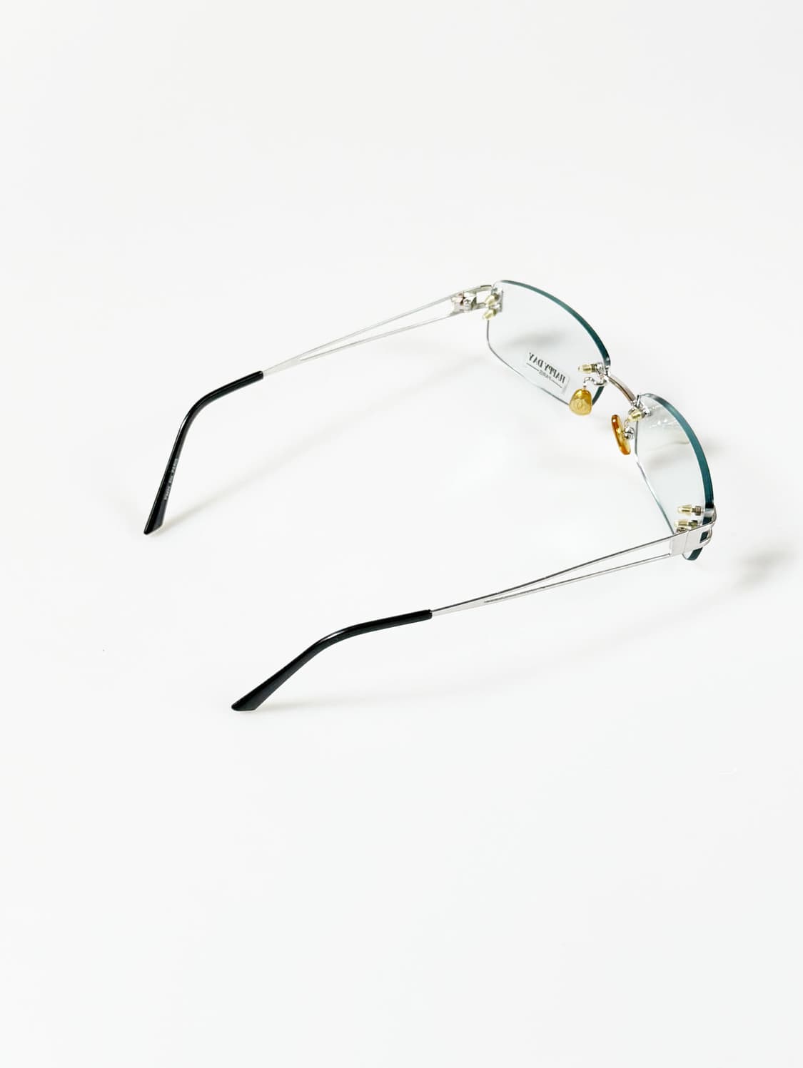 HAPPY DAY PARIS 무테 스퀘어 실버 메탈 빈티지 안경 상품이미지4