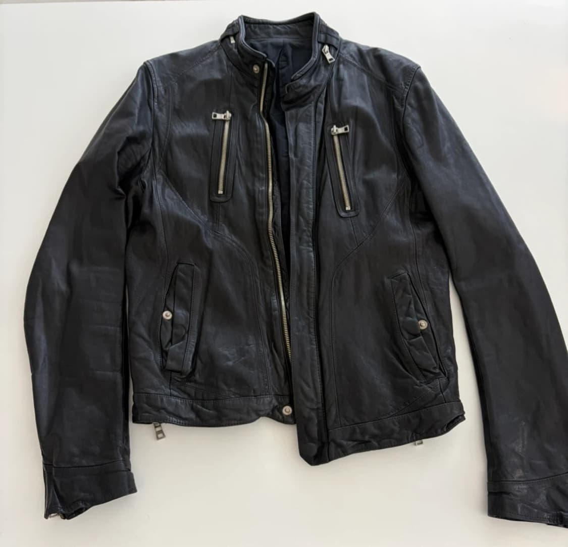 시스템옴므 레더자켓 상품이미지1