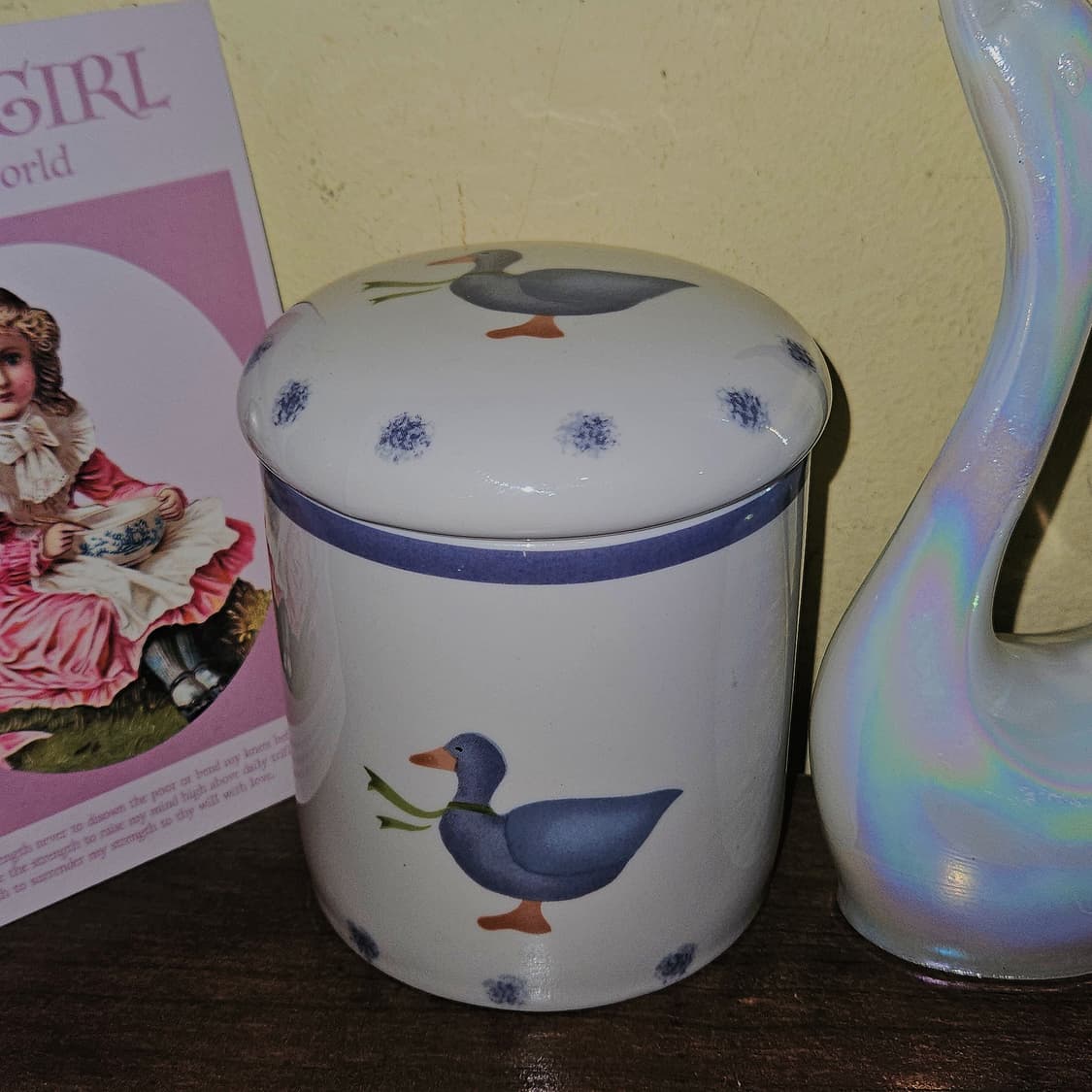 프렌치 리본 오리 도자기 덮개함

 상품이미지5