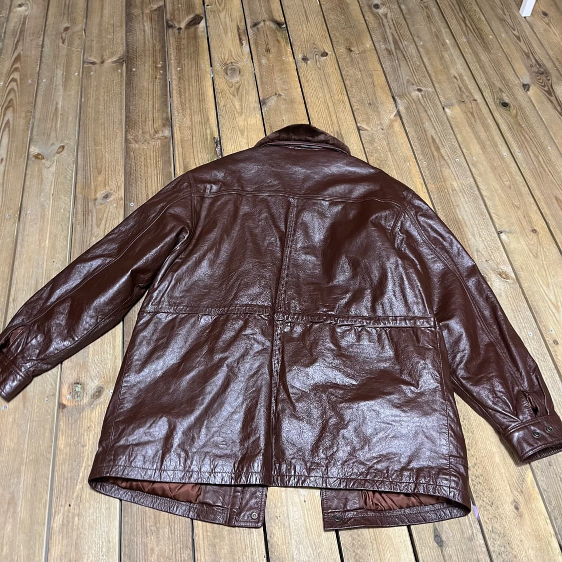 빈티지 가죽 자켓  상품이미지3