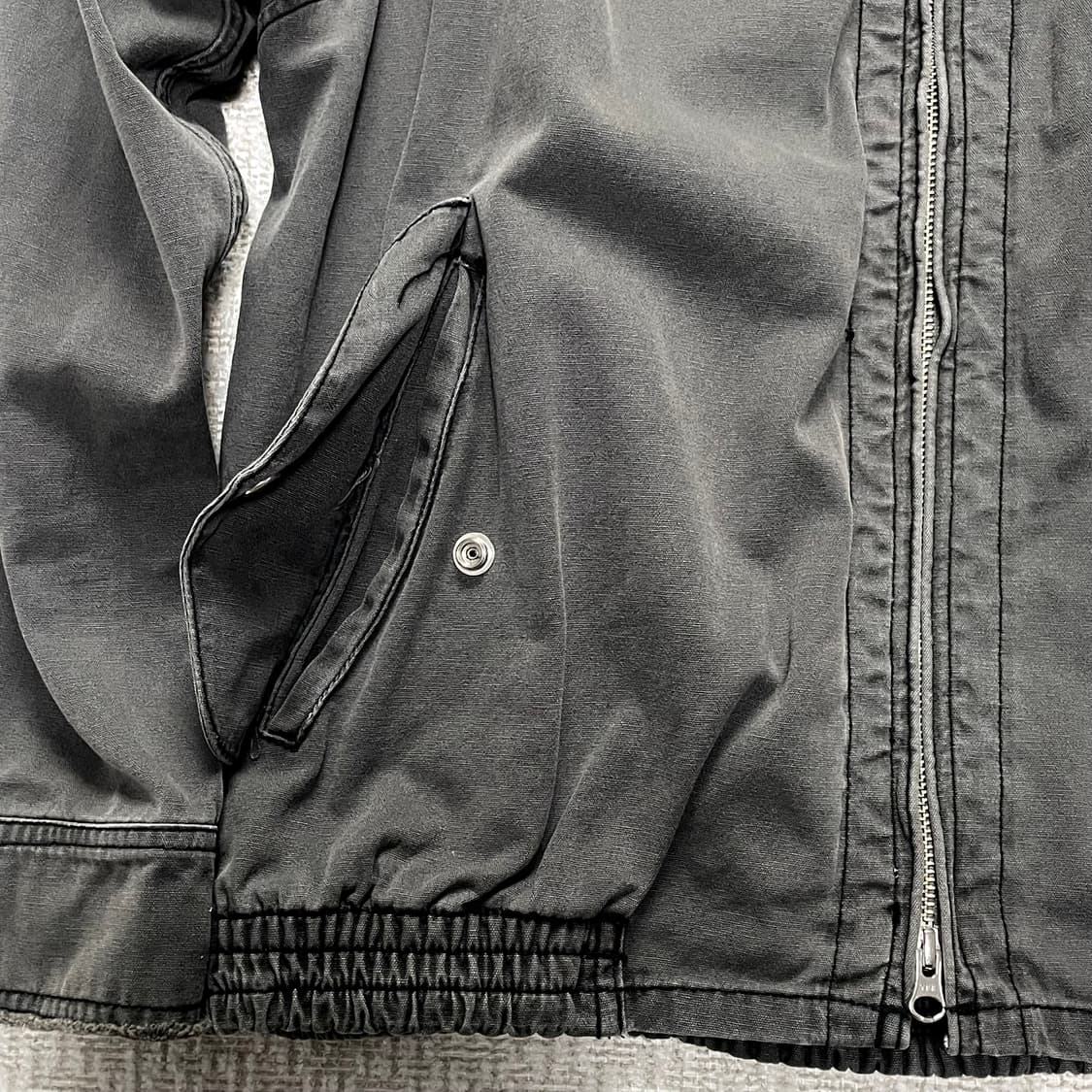 더바이닐하우스 다이드 컷오프 블루종 자켓 상품이미지3