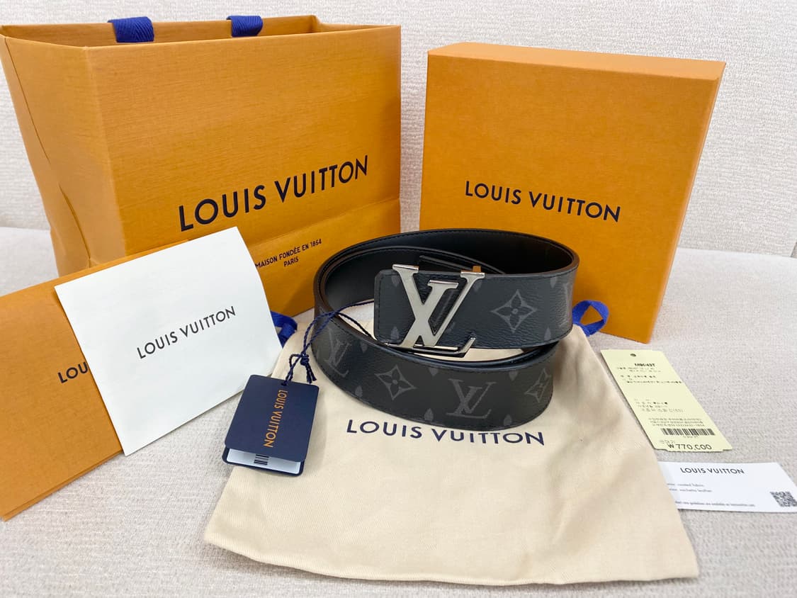 루이비통 이니셜 40mm 남성용 이클립스 리버서블 양면 벨트 95사이즈 상품이미지2
