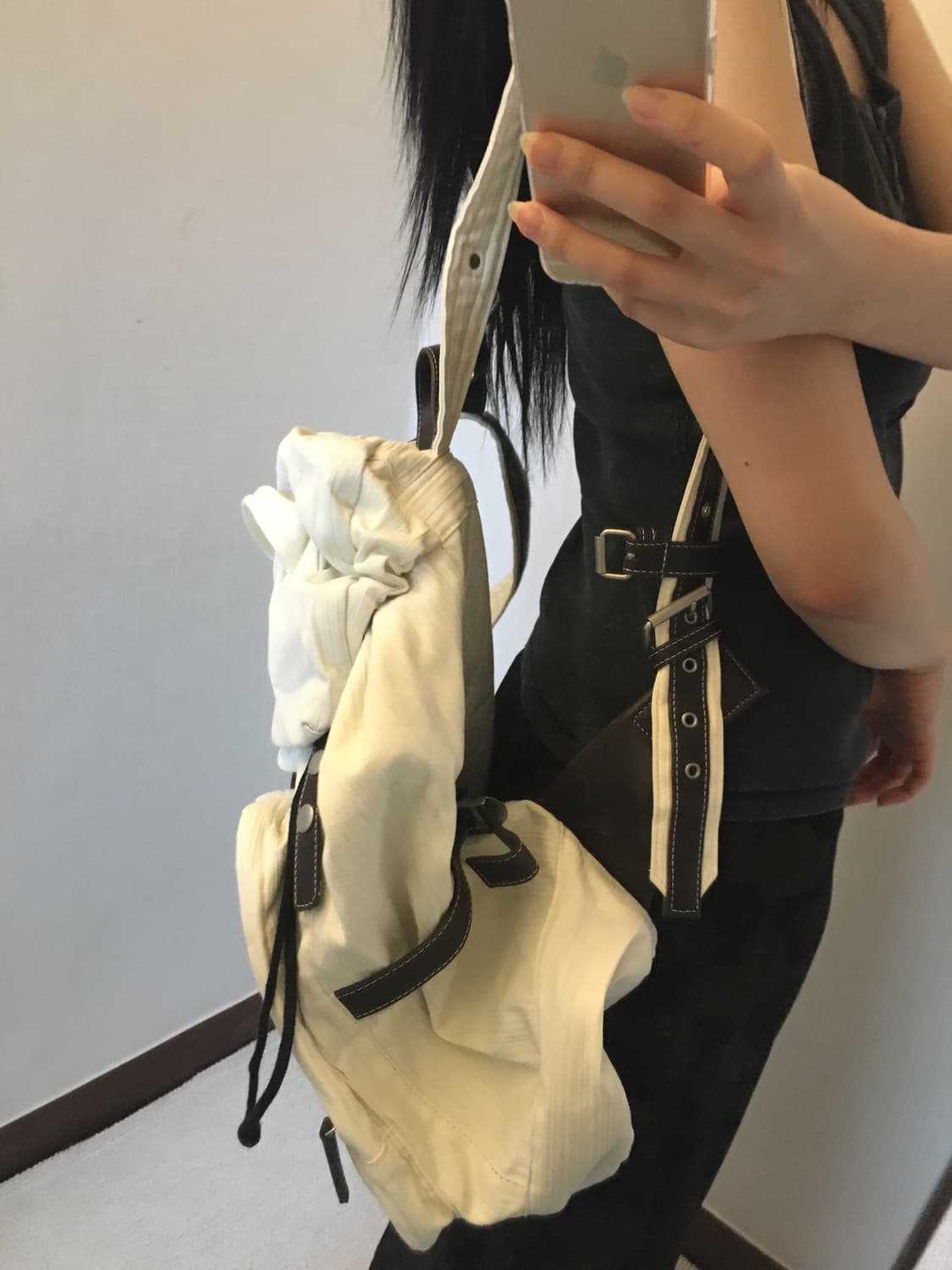 빈티지 가방 백팩 상품이미지5