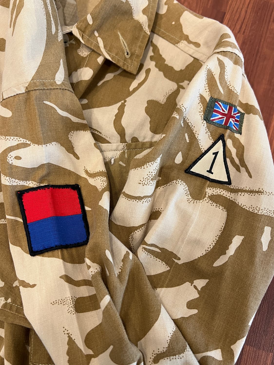 Military 밀리터리 영국군 데저트 카모플라쥬 컴뱃 자켓 상품이미지8