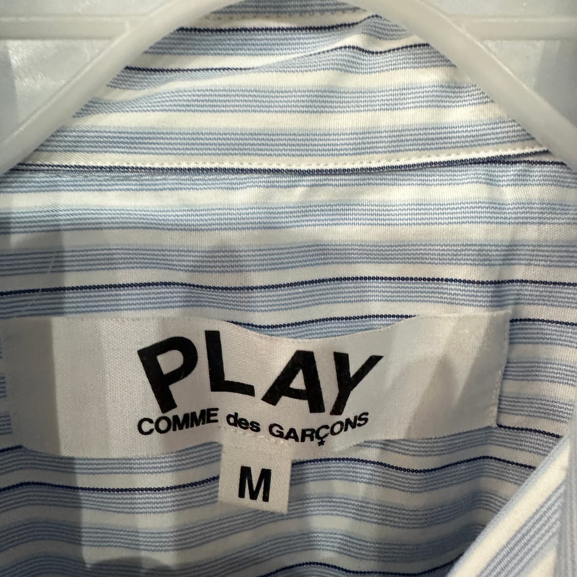 꼼데가르송 스트라이프 셔츠 여성M 상품이미지3