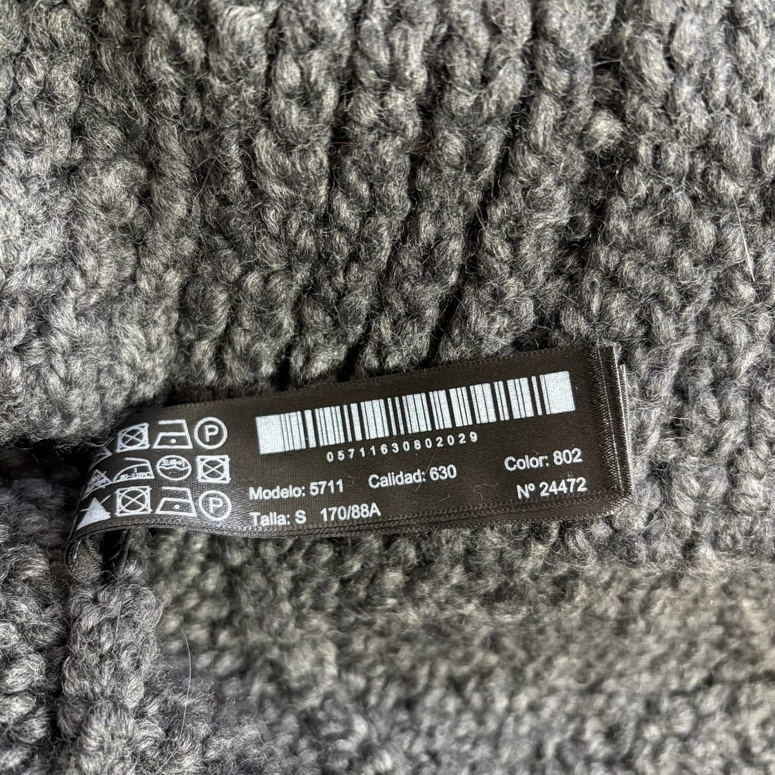 마시모두띠 울니트 가디건 다크그레이(S) 상품이미지6