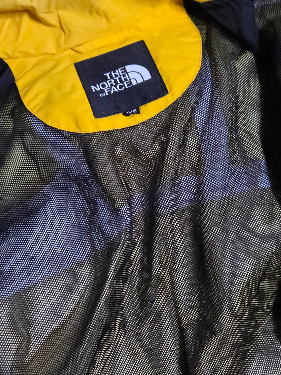 노스페이스 90s 마운틴파카 옐로우 105size 상품이미지3