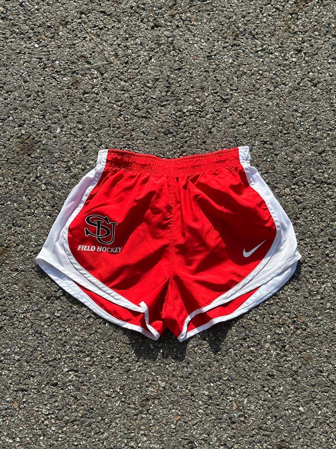 [S] 나이키 여성 레드 러닝 쇼츠 반바지 상품이미지1