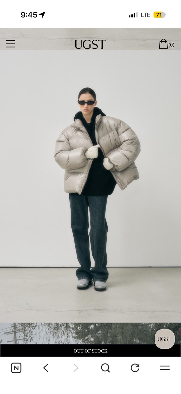 Ugst moss over padding 어그스트 모스 패딩 상품이미지3