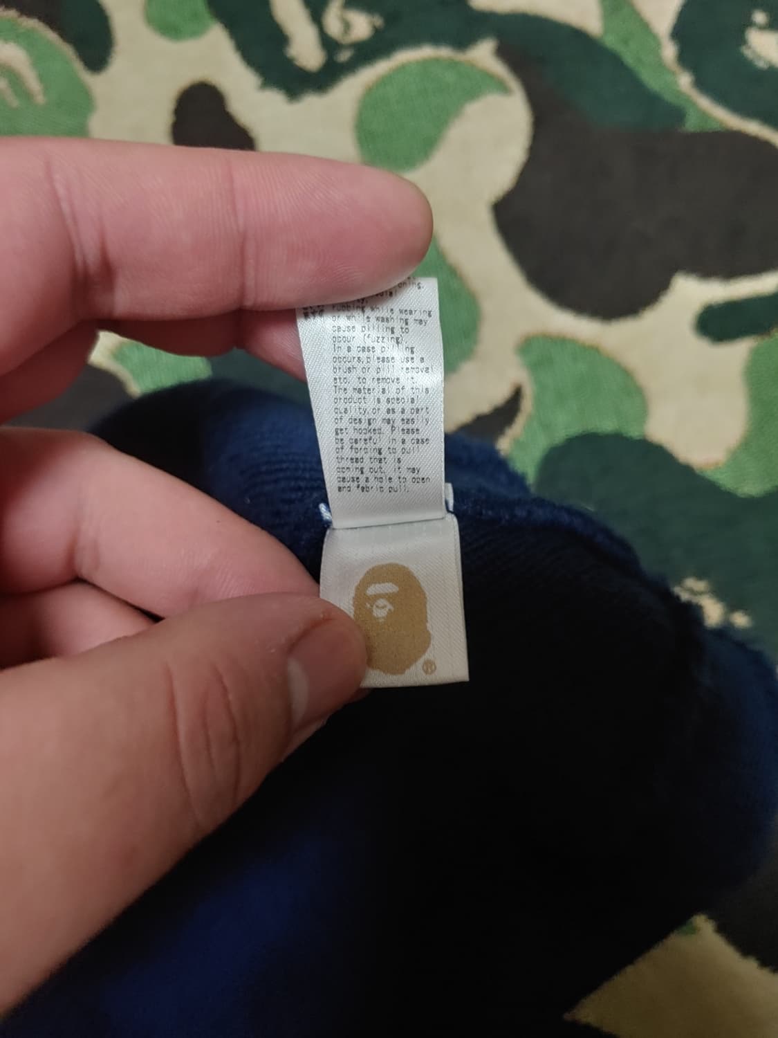 [OS] 베이프 미스터 베이프 사루 비니 블루 상품이미지5