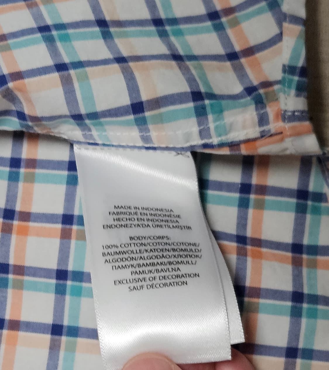 폴로 랄프로렌 체크 반팔 셔츠 상품이미지6