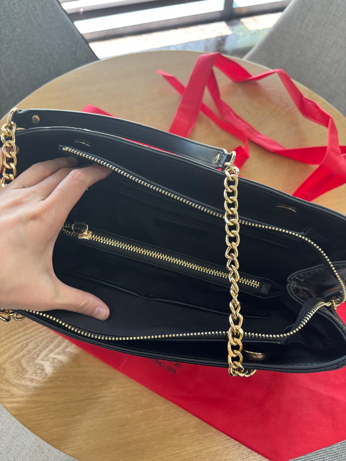 발렌티노 숄더백 에이다 체인 쇼퍼백 블랙 보부상 가방 발렌티노마리오 상품이미지2